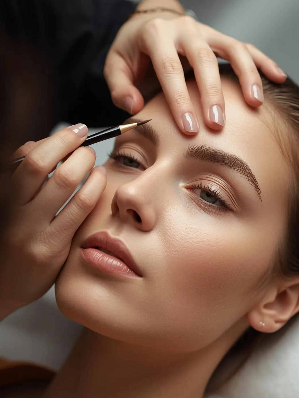 Augenbrauen zupfen und färben bei Jo Lashes