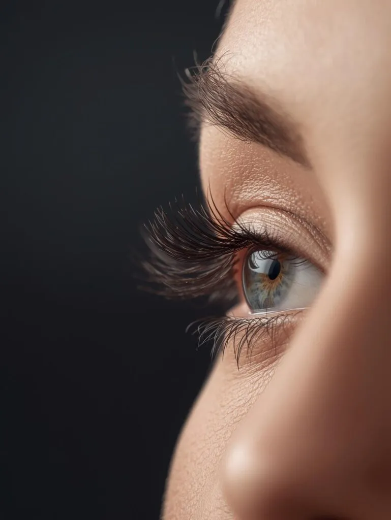 Volumen-Wimpernverlängerung mit dichtem Wimpernkranz
